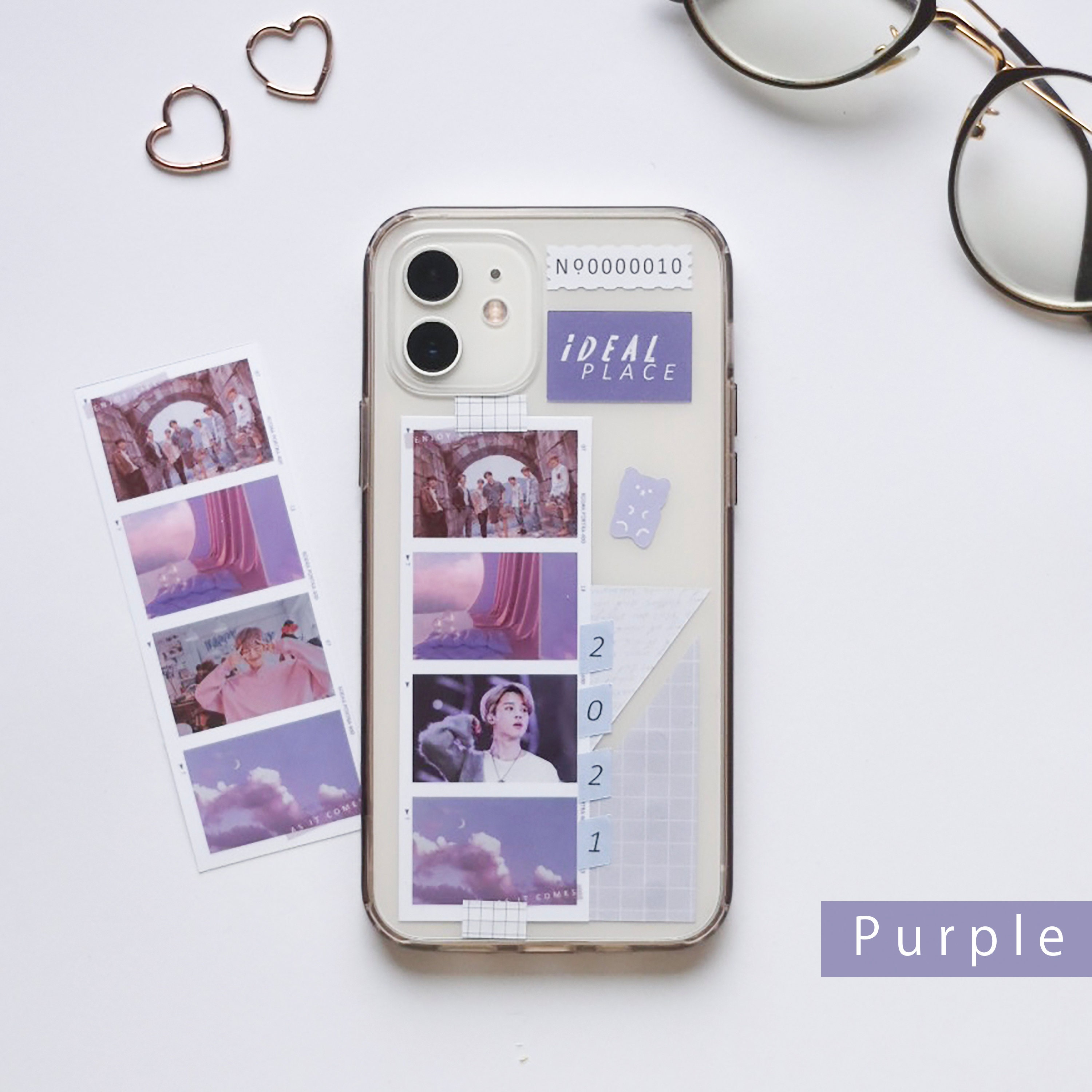 BTS Kpop Phone Case Decor Sticker Set BTS Film Photo | Etsy