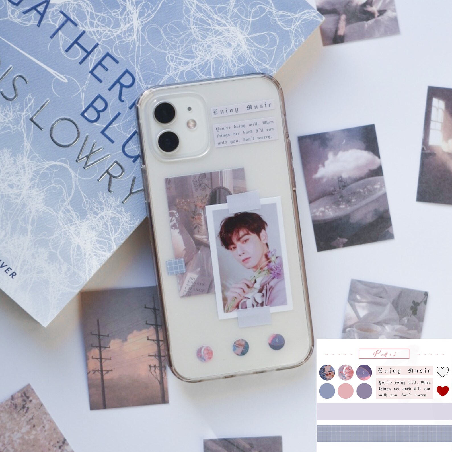 Kpop Phone Case Decor Sticker Set any Kpop Member/ Kdrama Etsy