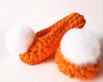 PATTERN Video easy crochet slipper massage poms slippers pattern washable slippers bedroom Christmas gift grandma