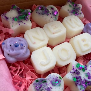 New Job Wax Melt Gift, Congratulations Letterbox Gift, Soy Wax Melts Gift Box, Handmade Gift