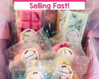 Scented Soy Wax Melts Hamper: Perfume & Laundry Scents Gift Box