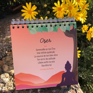 Affirmations Positives - Un Jour Un Verbe - Journal-Carnet-Conscience-Confiance en Soi-Instant présent-Idée Cadeaux-Messages