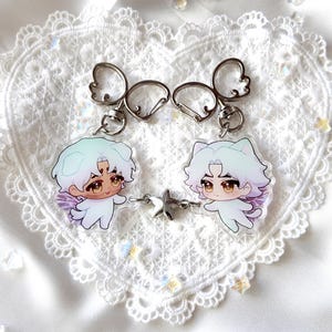 jayvik Linking Charms (2 cm klares Acryl mit Stern Magnet) - jayce viktor arcane