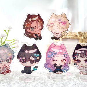 NEW! alien stage mini standees - mizi, sua, ivan, till, luka, hyna alnst