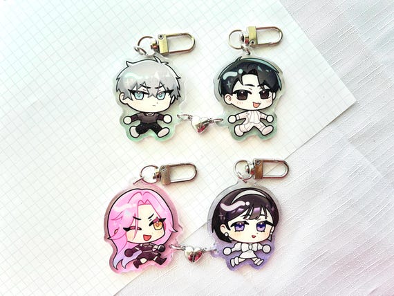 Alnst Heart Magnet Charms (2