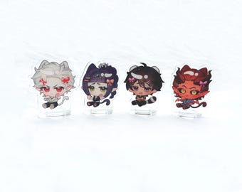 bg3 cat mini standees | astarion, shadowheart, gortash, raphael baldur's gate 3
