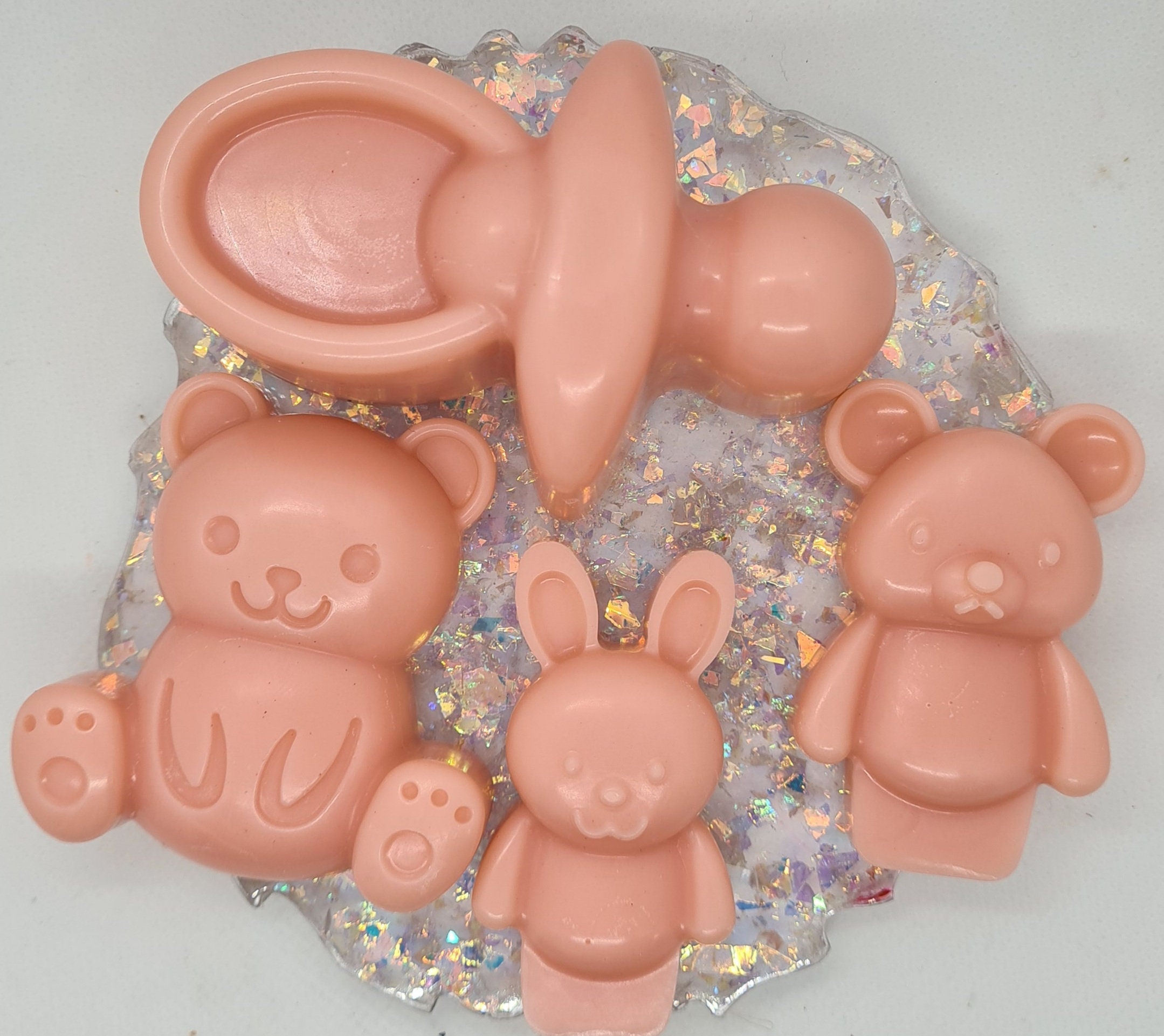Baby shower wax melts team pink or team blur bears gifts Etsy