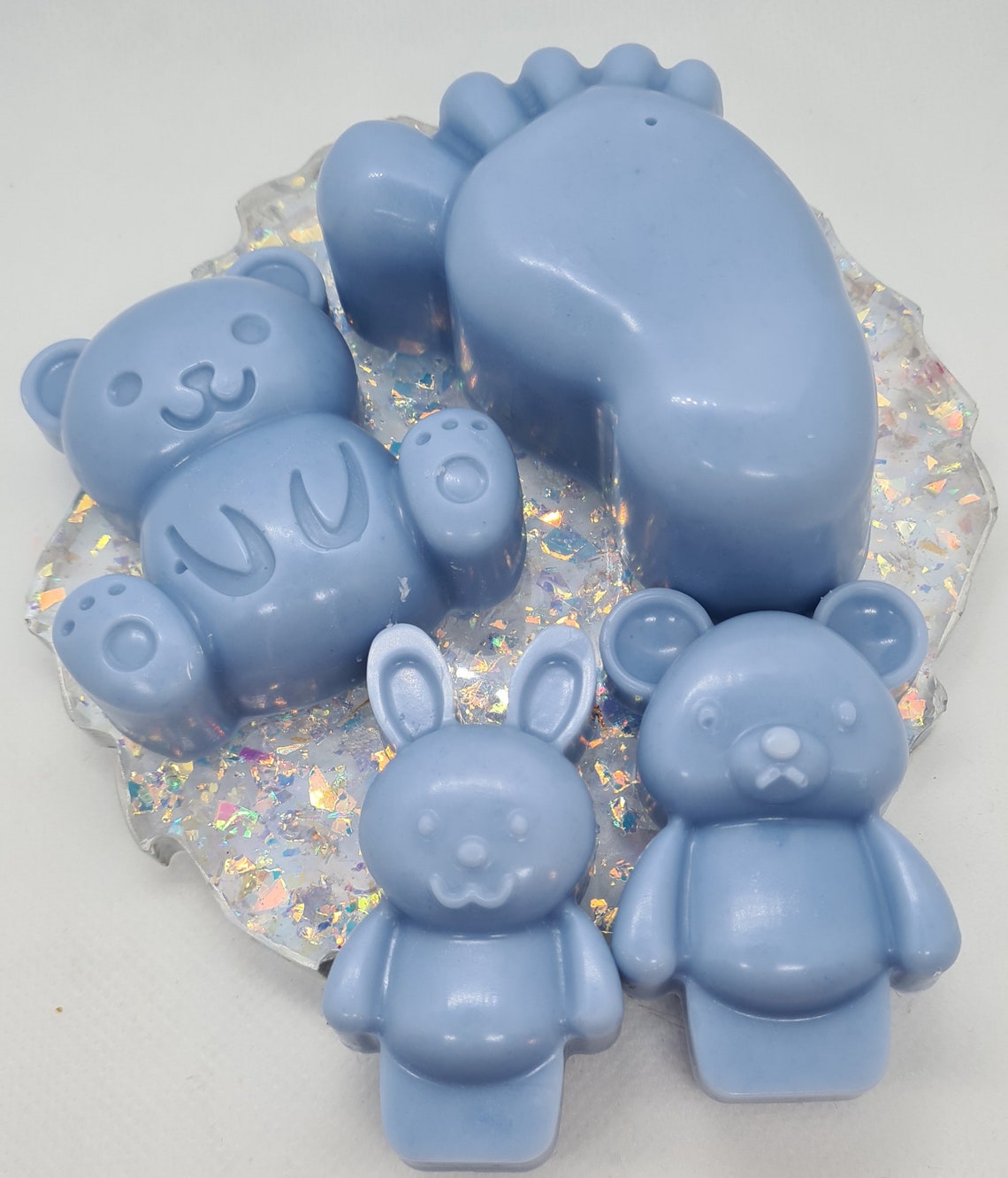 Baby shower wax melts team pink or team blur bears gifts Etsy