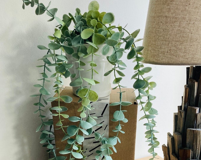 Eucalyptus Faux Trailing House Plantrealistic Lifelike Hanging Indoor