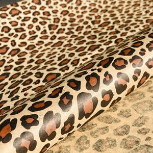 Leopard Print Tissue Paper Sheets, Wedding, Birthday, Special Occasions, Gift Wrapping Paper, Luxury Eco Friendly Gift Wrap, Animal Print.