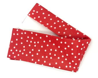 White Polka Dot On Red Tissue Paper Sheets-Perfect for Birthdays-Mother's Day-Easter-New Born Gift Wrap-Luxury Tissue Paper Sheets.