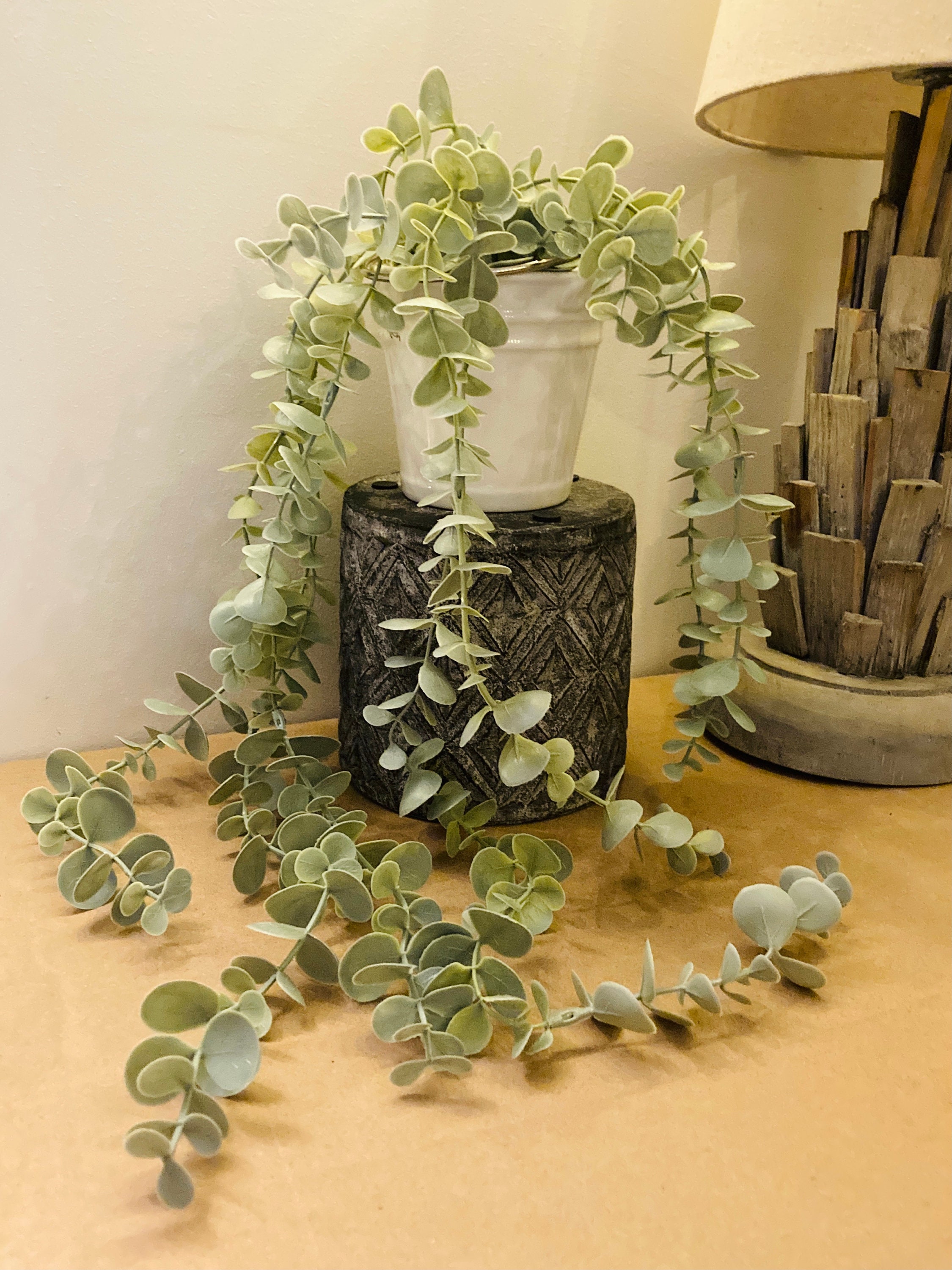 Eucalyptus Faux Trailing House Plantrealistic Lifelike Etsy