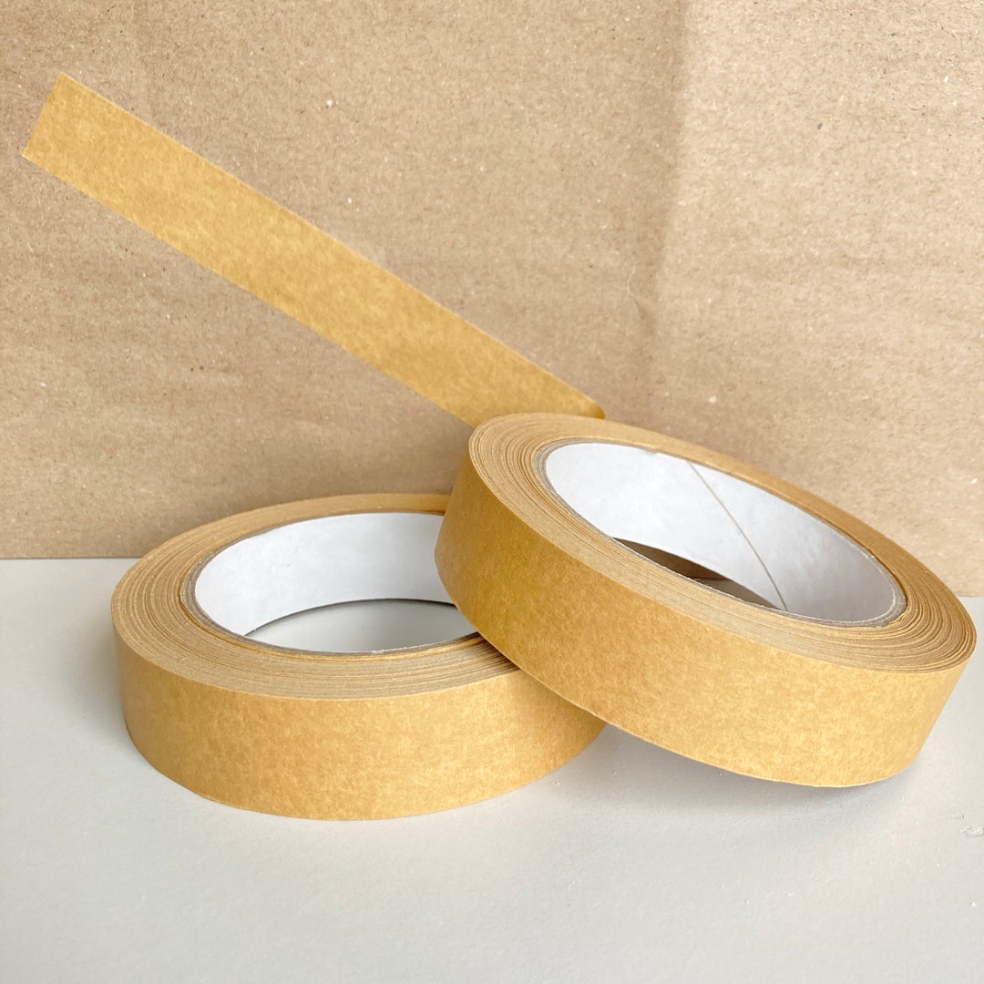 Eco Friendly Kraft Paper Adhesive Tape, Eco Friendly Tape 24mm X 50