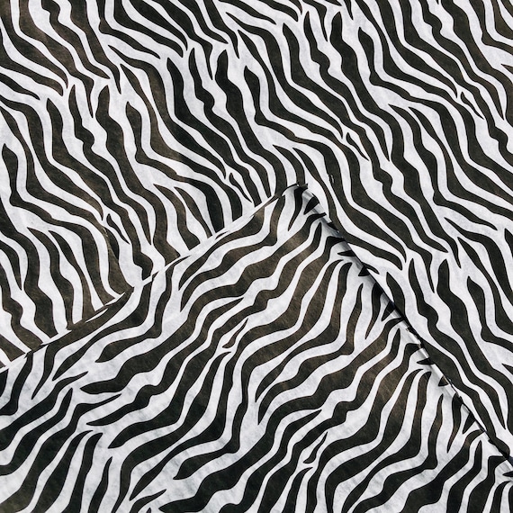 Zebra Print Tissue Paper Sheets, Wedding, Birthday, Special Occasions, Gift Wrapping Paper, Luxury Eco Friendly Gift Wrap, Animal Print.