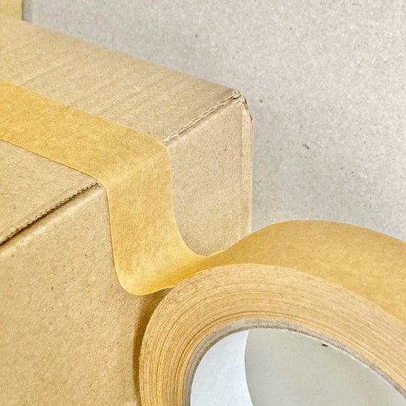 Ruban adhésif d'emballage en papier Kraft - 50 mm x 50 m