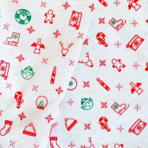 Carta velina natalizia, fogli di carta velina di lusso, perfetti per confezionare i regali di Natale, ecologici, biodegradabili e riciclabili al 100%.