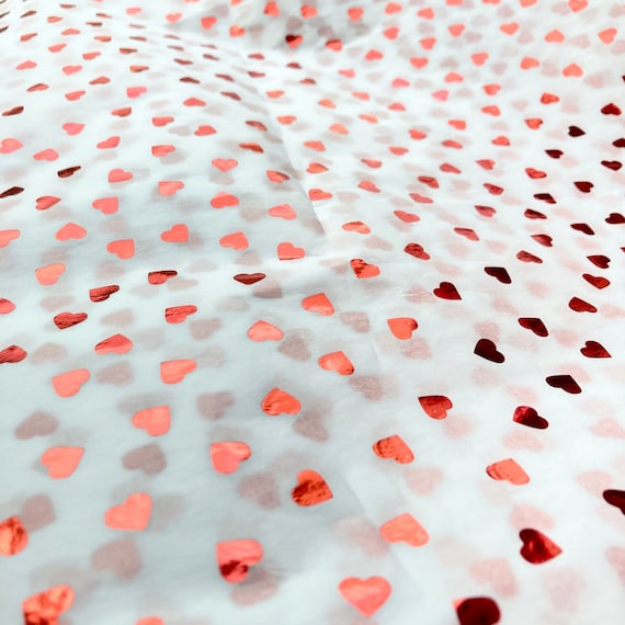 Red Heart Tissue Paper