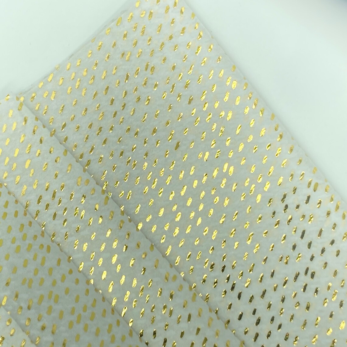 Shiny Gold Foil On White Tissue Paper Luxury Elegant Tissue Etsy