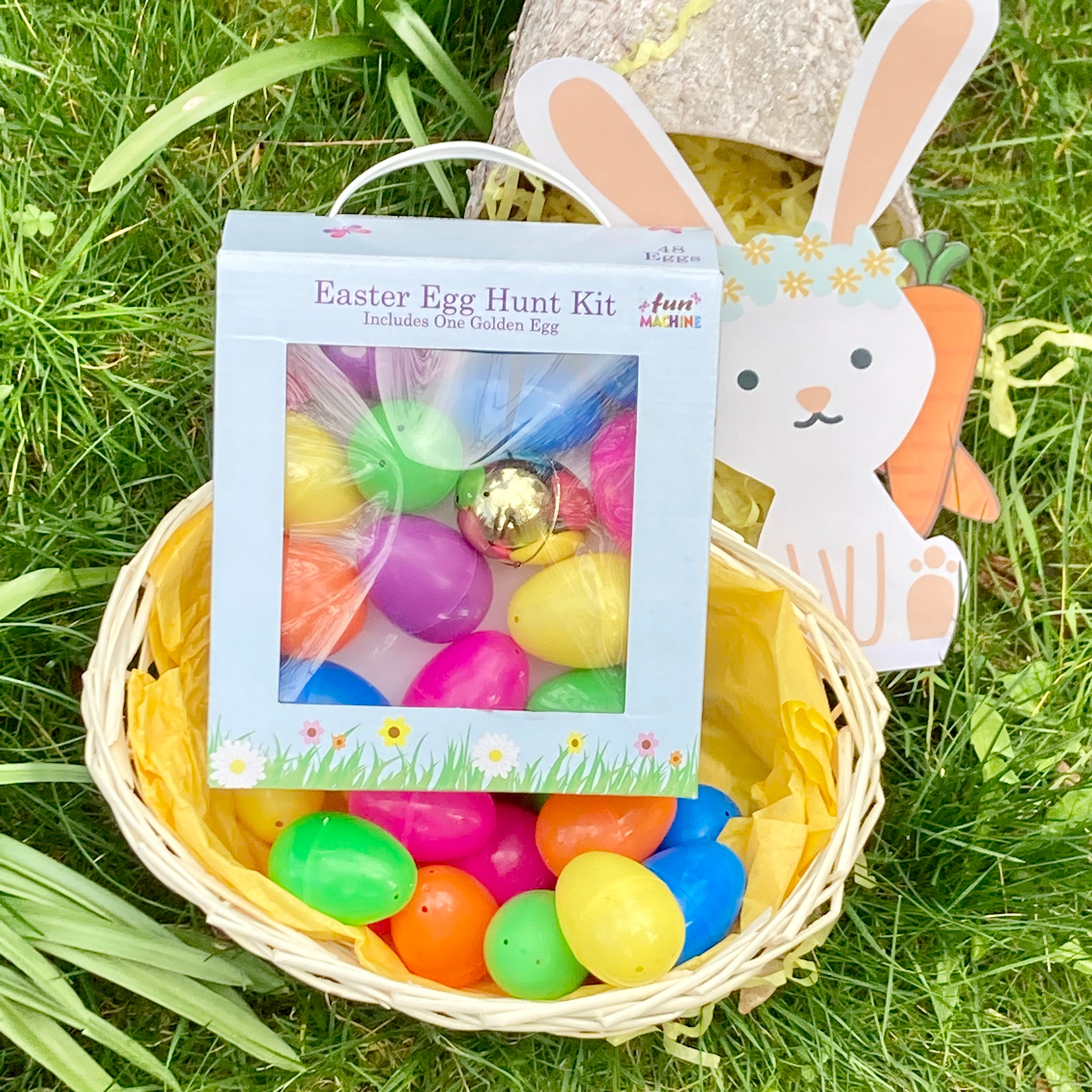 Vibrant Multicolor Easter Egg Hunt Kit - Pack Of 7 - Unique, & Fun Decoration, Celebrate In Style This Spring Season - Perfect For Easter Decorations, Kids & Adults Alike
