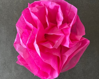 10 x Hot Fuchsia Pink Tissue Paper Sheets Strong 17GSM Eco Friendly Natural