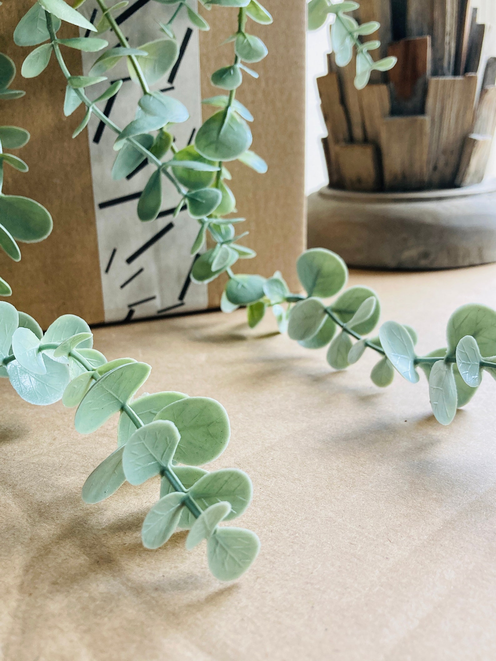 Eucalyptus Faux Trailing House Plantrealistic Lifelike Etsy UK