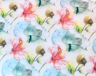 Floral On White Tissue Paper Sheets, Luxury Tissue Paper, Perfect For Birthdays, Easter, Mothers Day, Events, Celebrations & Gift Wrapping