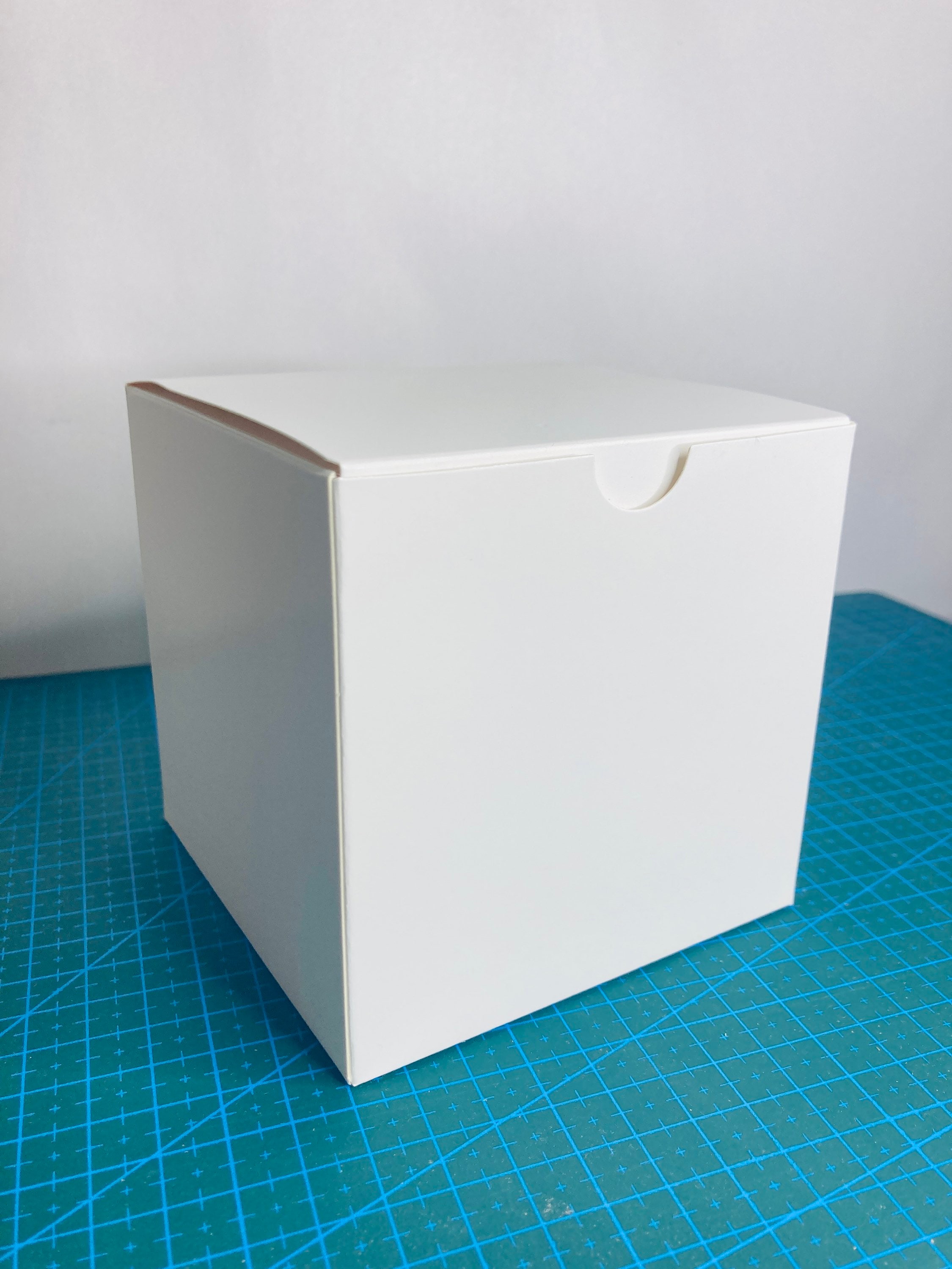 White 10x10x10 Box Kraft Paper Candle Gift Box 10cm Etsy UK