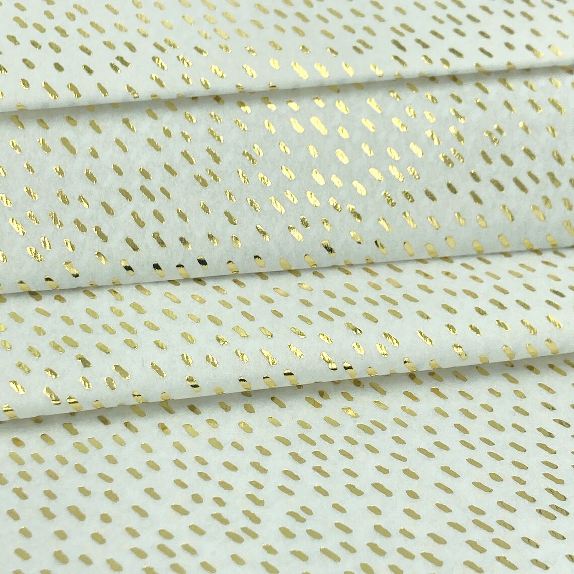 Shiny Gold Foil On White Tissue Paper Luxury Elegant Tissue Etsy