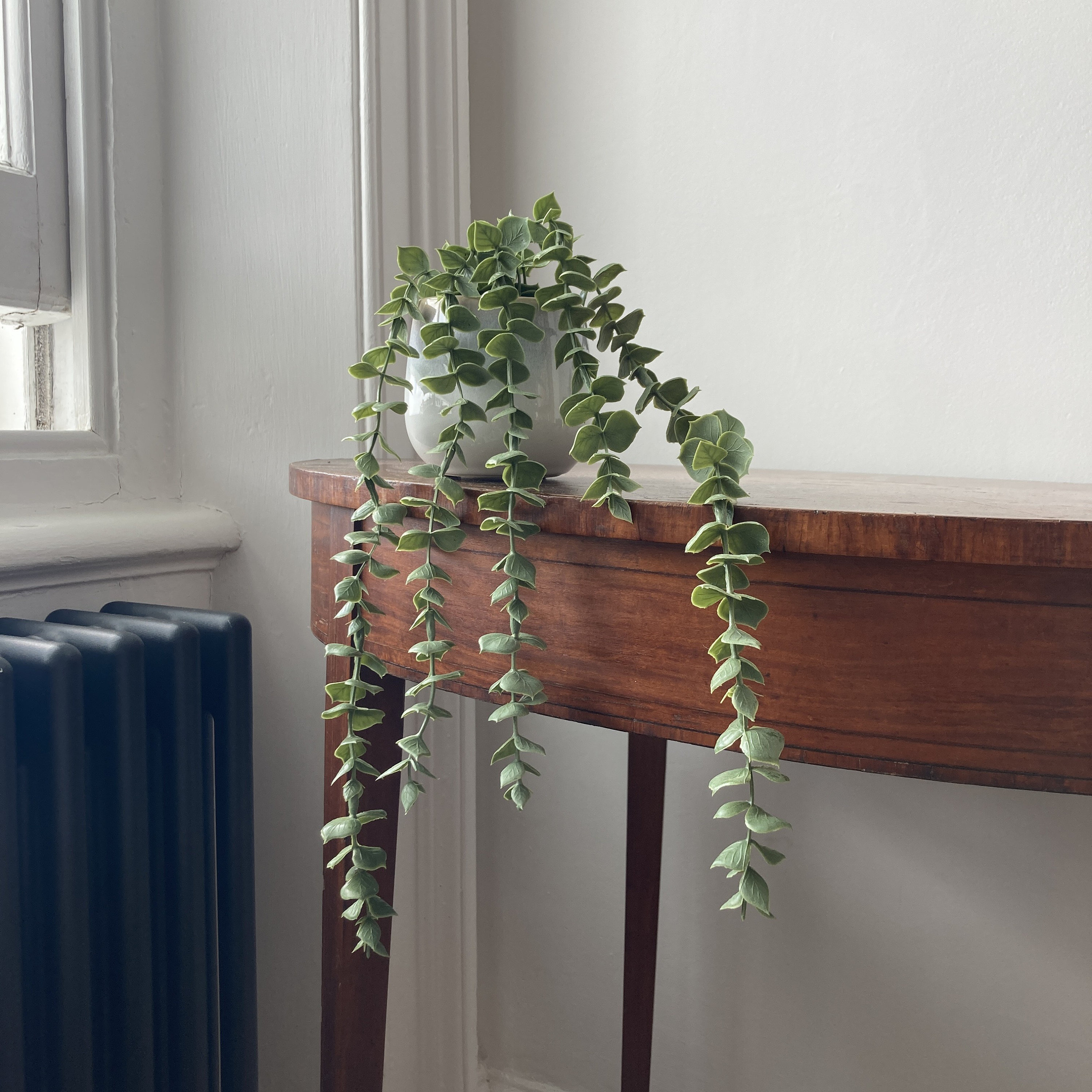 Fiveseasonstuff Artificial Faux String of Pearls Succulent Hanging Plants  Decor 4 Stems 
