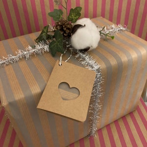 Geschenkpapier, Geschenkpapier, Grau gestreift, umweltfreundlich, 100% recycelbar, Geschenkpapier, Luxus-Geschenkverpackung, Geburtstagsgeschenkverpackung