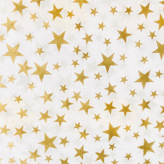 Feuilles de papier de soie de luxe Noël Gold Star Étoile à pois  Anniversaire Occasions spéciales Papier d'emballage cadeau recyclé Emballage  cadeau écologique -  France