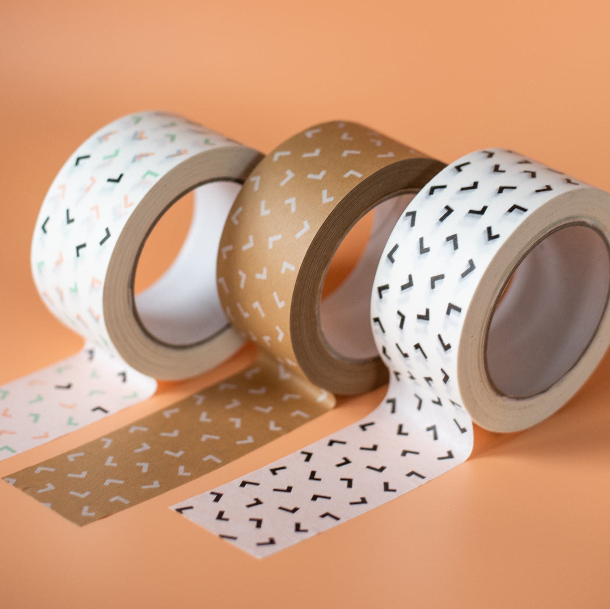 Kraft Packaging Tape Designer Printed Packing TapeRecycled Etsy