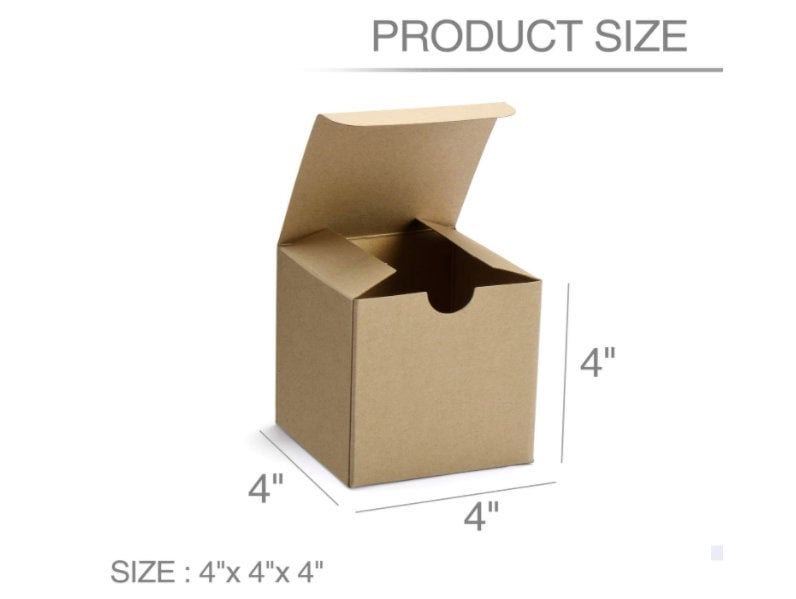 10x10x10 Box, Kraft Paper Box, 10cm X 10cm X 10cm Cardboard Box, Eco  Friendly Gift Box Kraft Paper Gift Box, Favours Box, 100% Recycled.test 