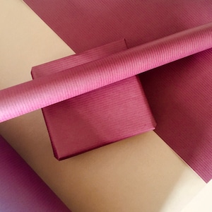 Carta da regalo Burgun Kraft, carta da regalo, carta da regalo ecologica, riciclata e riciclabile al 100%, carta da regalo di lusso per compleanni