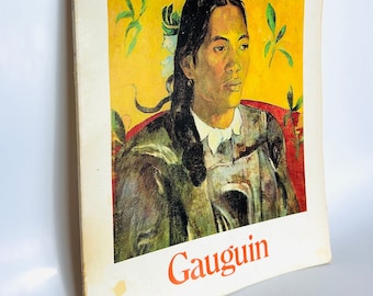 Gaugin coffee table book/magazine | Vintage magazine | Vintage coffee table book | Vintage decor | Vintage book | Vintage home goods