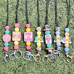 Beaded Lanyards, Cute Lanyards, Lanyards, Keychains, Beaded Keychains, Christian Keychain, Christian Lanyards