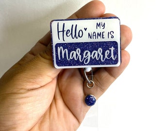 Name Tag, Name Tag badge reel, Badge Reel, Nurse Badge, Badge Reels