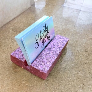 Business Card Holder, Resin Card Holder, Card Holder, Office Accessories