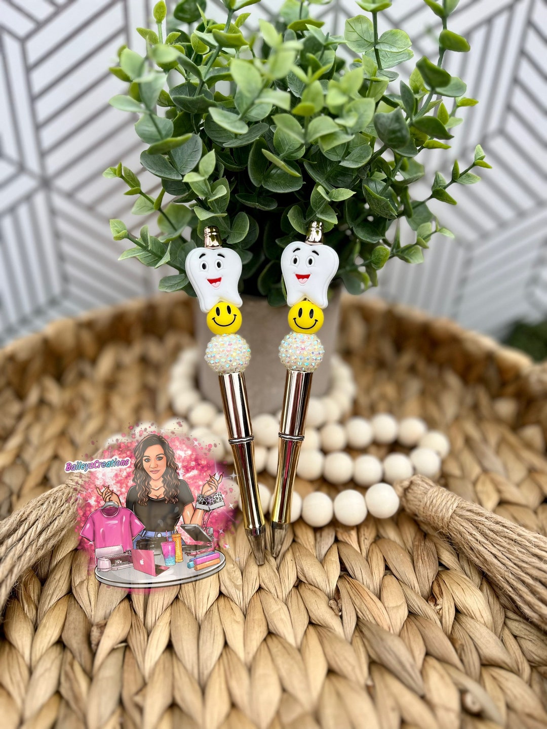 Cute Tooth Pens, Dental Pens, Office Pens, Cute Pen, Cute Dental Pens