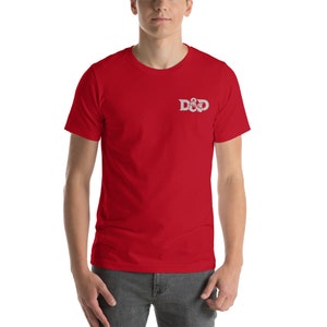 DnD Embroidery Short-Sleeve Unisex T-Shirt Multiple Colors image 6