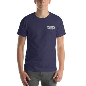 DnD Embroidery Short-Sleeve Unisex T-Shirt Multiple Colors image 7