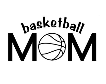 Basketball Mom Car Decal