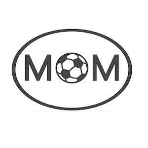 Oval Fußball Mom Auto Aufkleber