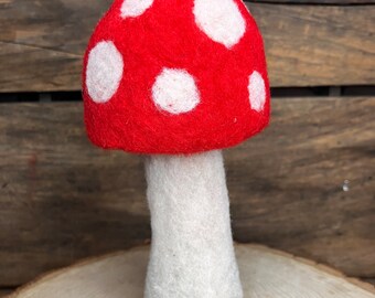 Needle Felted Mushroom
