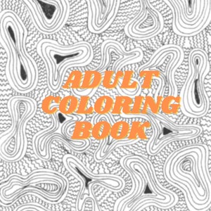 Abstract Art Adult Coloring Book