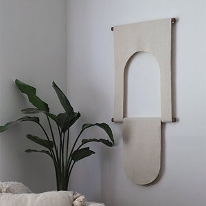 Wool Draped Arch Wall Hanging image 2