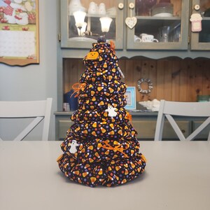 Halloween Centerpiece, Halloween Tree, Fabric Tree, Halloween Decor