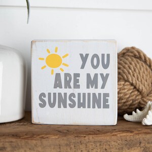 Your are my Sunshine Nursery Wall Wood Sign, Baby Boy or Girl Nursery, Custom, Kids Bedroom Decor, Baby Shower Gift, Beach Baby