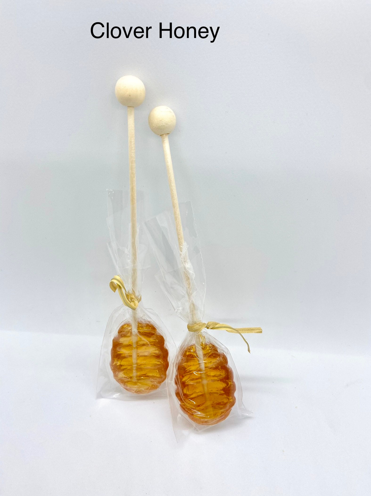 Honey stirrer honey stick lollipop tea stirrer honey Etsy