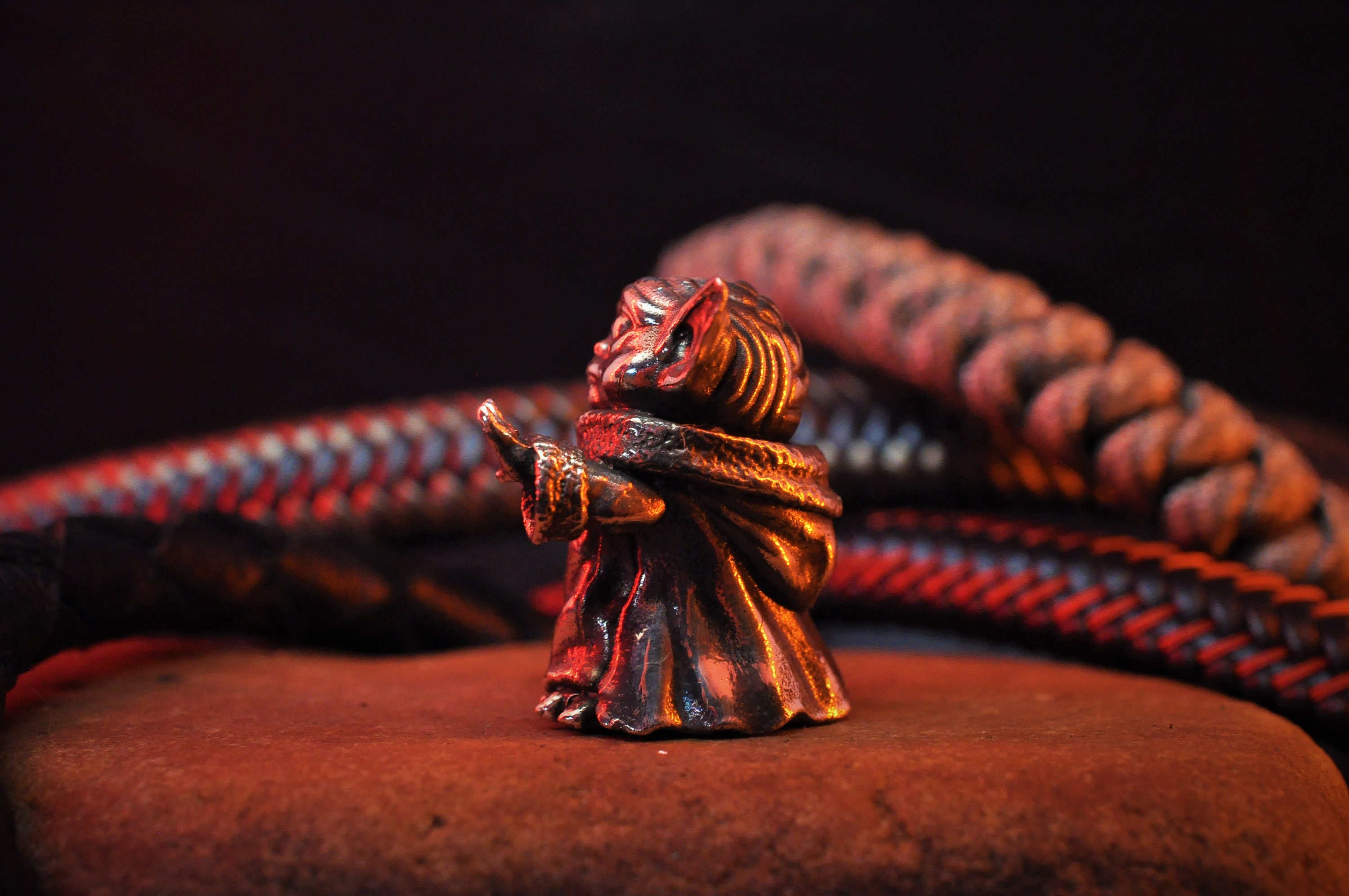 Paracord Baby Yoda Knife Lanyard Mandalorian Bead EDC Bronze Etsy